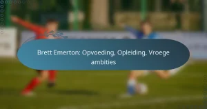 Read more about the article Brett Emerton: Opvoeding, Opleiding, Vroege ambities