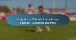 Read more about the article Craig Moore: Clubtitels, Internationale bijdragen, Carrièrehoogtepunten